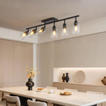 ZEUSFULLY anti-rust iron track light fixtures for bathroom and hallway ceiling