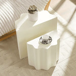 sculptural console and side table set modern 02