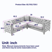 heavy duty solid wood frame sectional sofa with sag free independent pocket spring coils