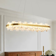 Alabaster Rectangle Chandelier, 46.8