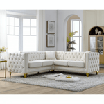 apartment friendly l shaped corner couch shipped in 3 optimized freight packages
