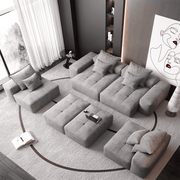 ZEUSFULLY 8-Piece Modular Sectional Sofa: Engineered for Stability & Cloud-Like Comfort