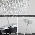 Adjustable rod system for modern ceiling light installation