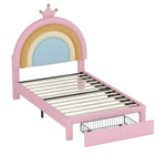 12 heavy duty wooden slats support system twin platform bed 250 lbs capacity