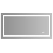 Frameless Smart Vanity Mirror – Dimmable 3 Color Lighting