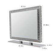 LED Crystal Vanity Mirror — Mood-Enhancing Light & Luxury Design