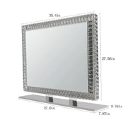 LED Crystal Vanity Mirror — Mood-Enhancing Light & Luxury Design
