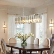 Modern Oval Crystal Ceiling Chandelier 01