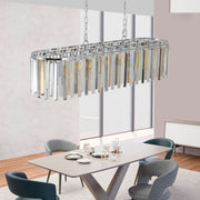 modern crystal ceiling chandelier luxury oval k9 light