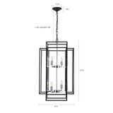 Modern Geometric Pendant Chandelier – 18