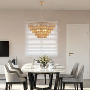 Rustic & Modern Tiered Hemp Rope Boho Chandelier – 20