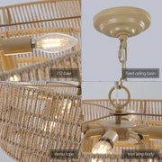 Rustic & Modern Tiered Hemp Rope Boho Chandelier – 20