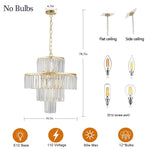20 inch luxury crystal chandelier with 4 tier design and gold frame 01