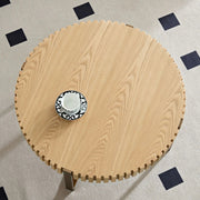 Modern Handcraft Drum Coffee Table – 31.5