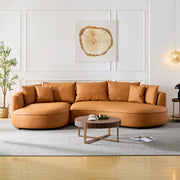 modern 5-seat sofa with L and R chaise options