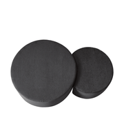 Aura Nesting Full-Foam Coffee Table Set of 2 with Upholstered Corduroy Shell