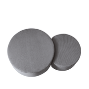 Aura Nesting Full-Foam Coffee Table Set of 2 with Upholstered Corduroy Shell