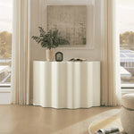 minimalist fiberglass coffee table living room