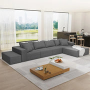 Modular Sectional Sofa No Assembly Design