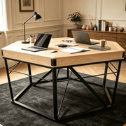 ZEUSFULLY 6-Sided Convertible Board Game & Dining Table for 4-6 Players with 54