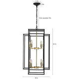 Modern Geometric Pendant Chandelier – 18